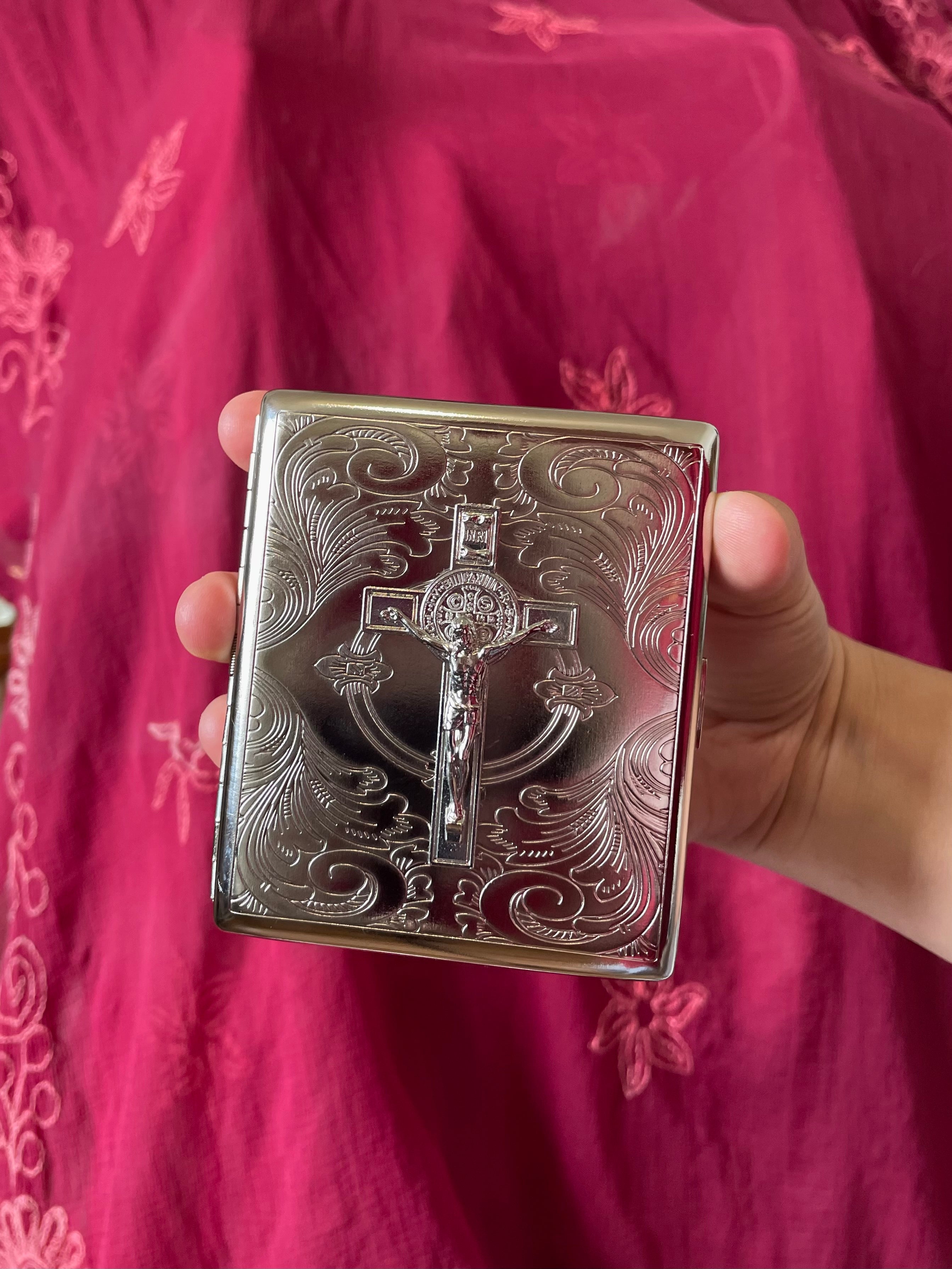 The Crucifixion Cigarette Case