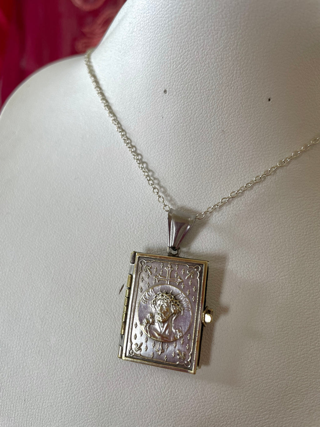 The “Scripture” Antique Locket Necklace