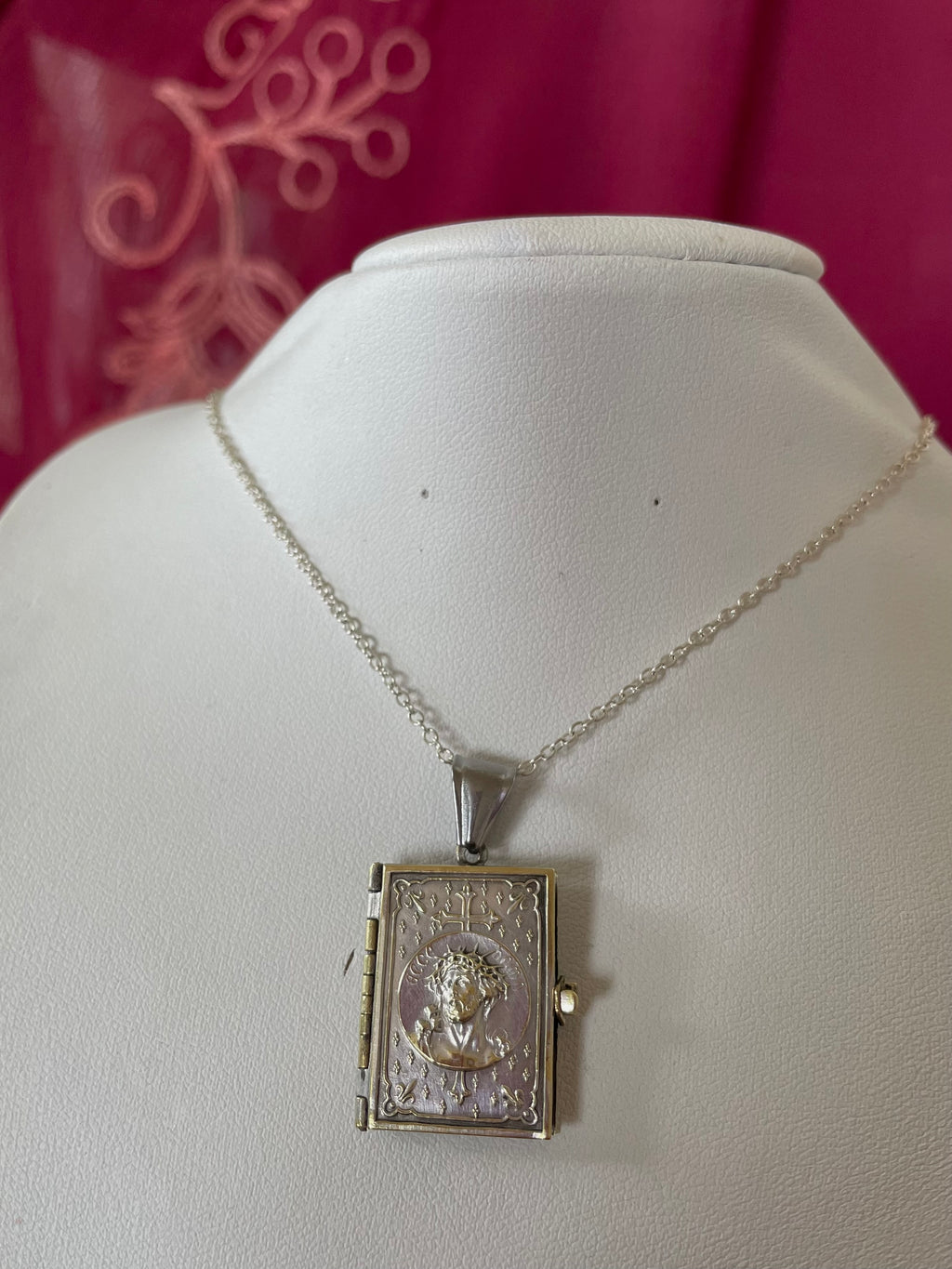 The “Scripture” Antique Locket Necklace