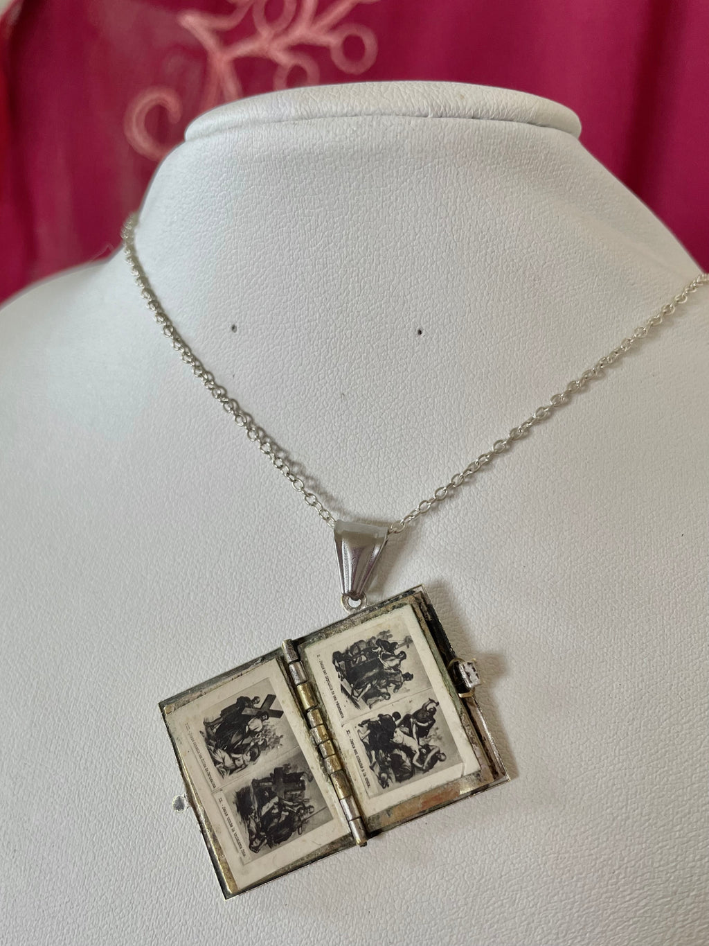The “Scripture” Antique Locket Necklace