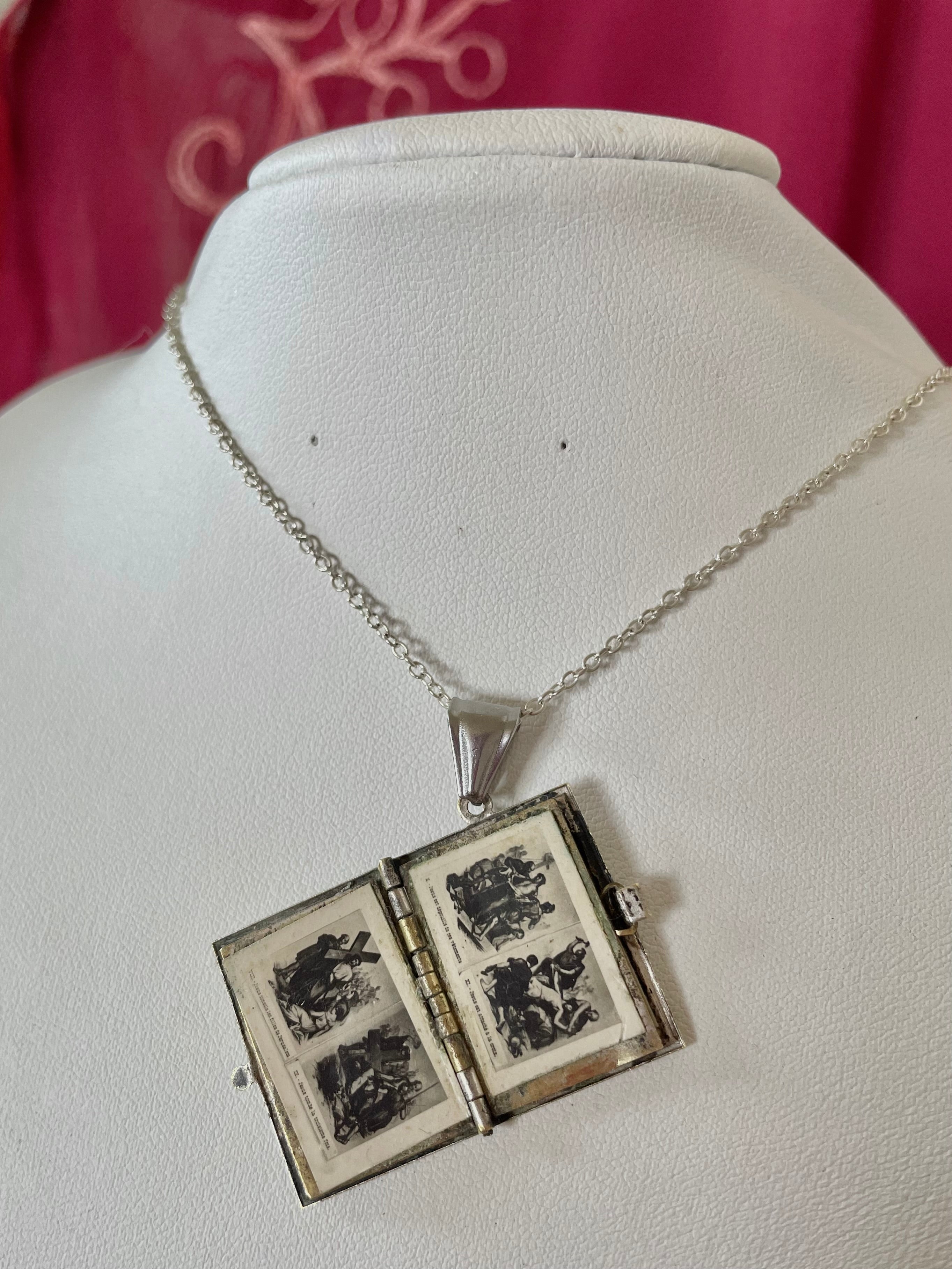 The “Scripture” Antique Locket Necklace