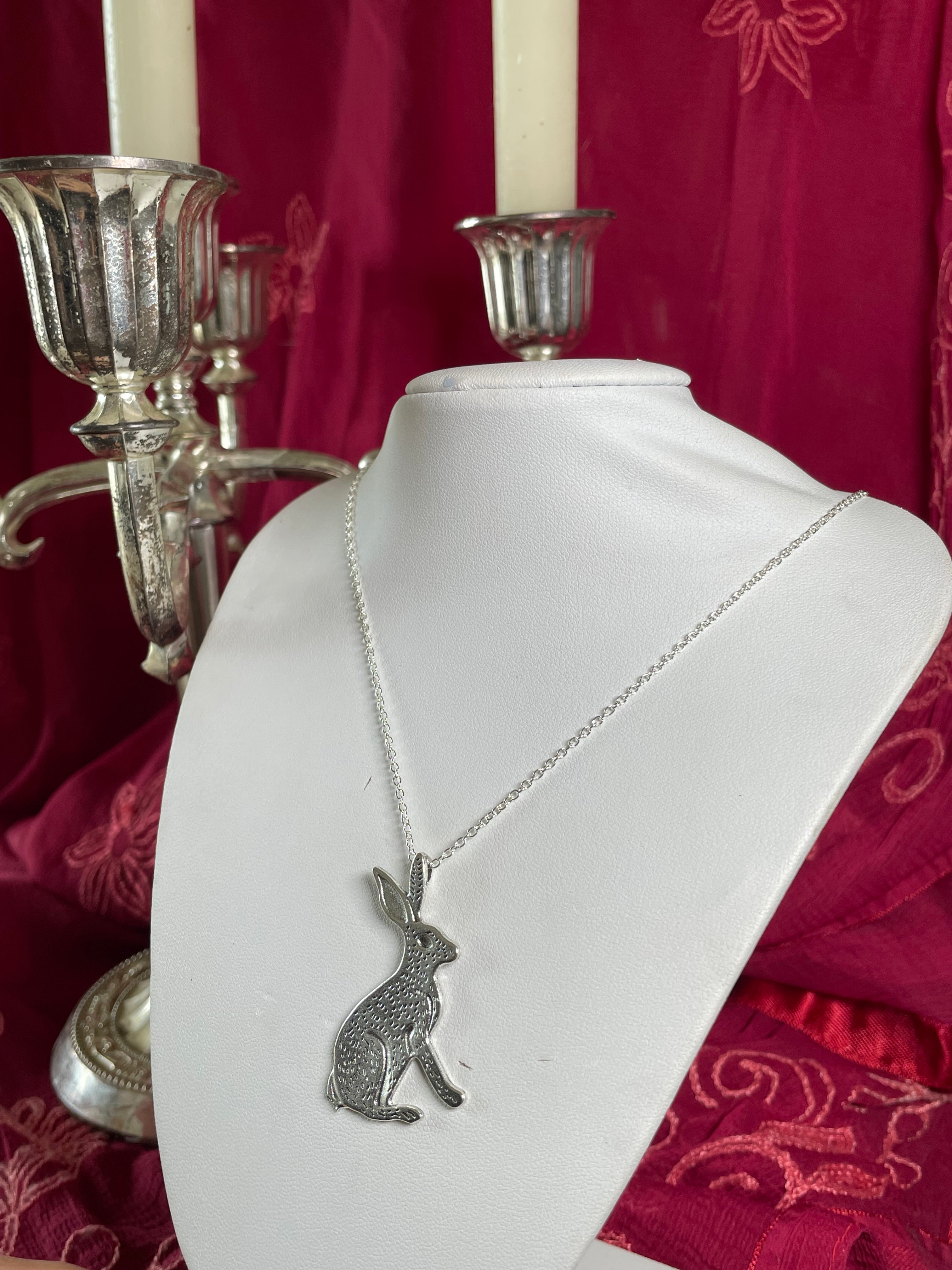 The MoonLit Hare Necklace