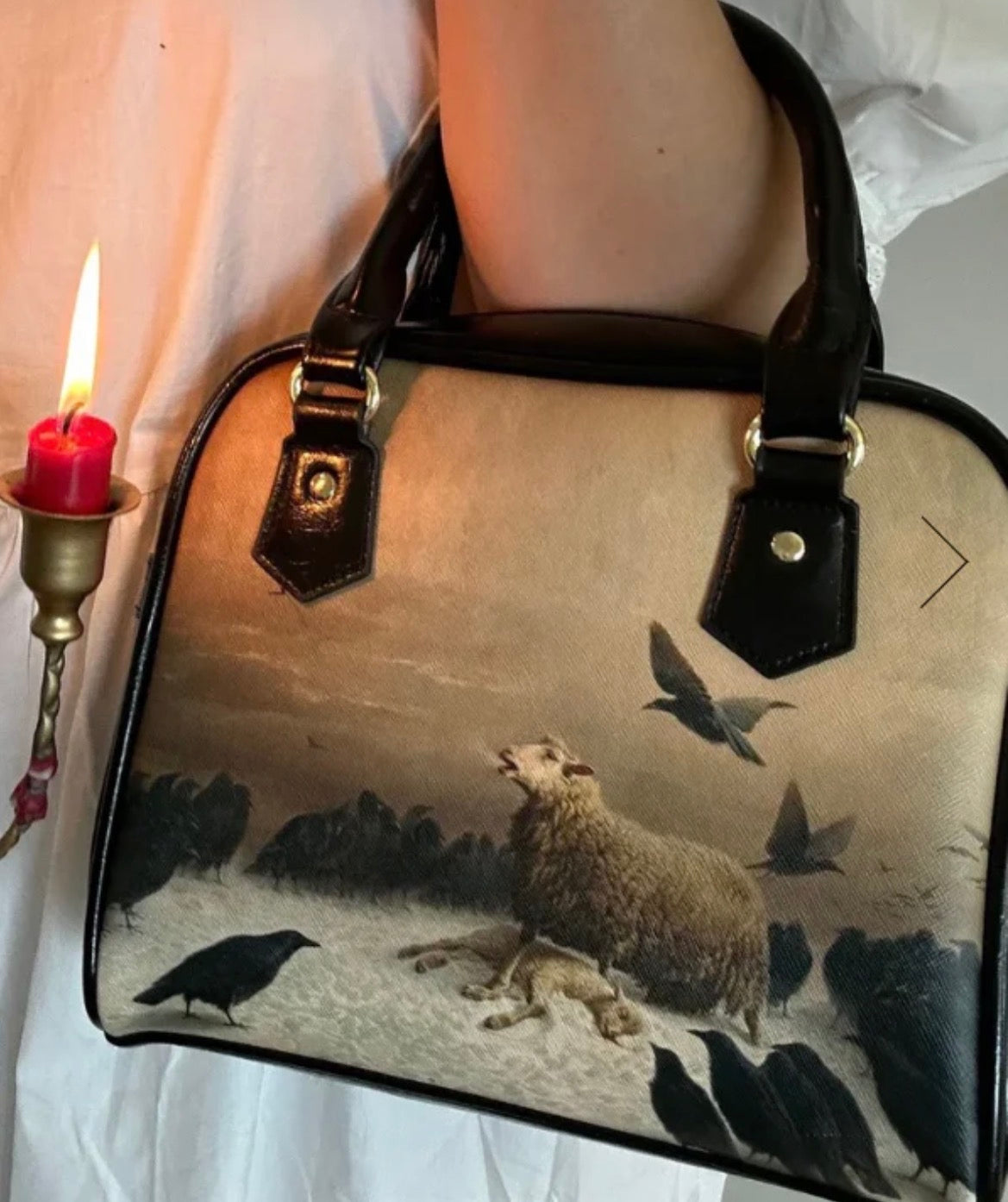 The “Mourning Flock” Handbag