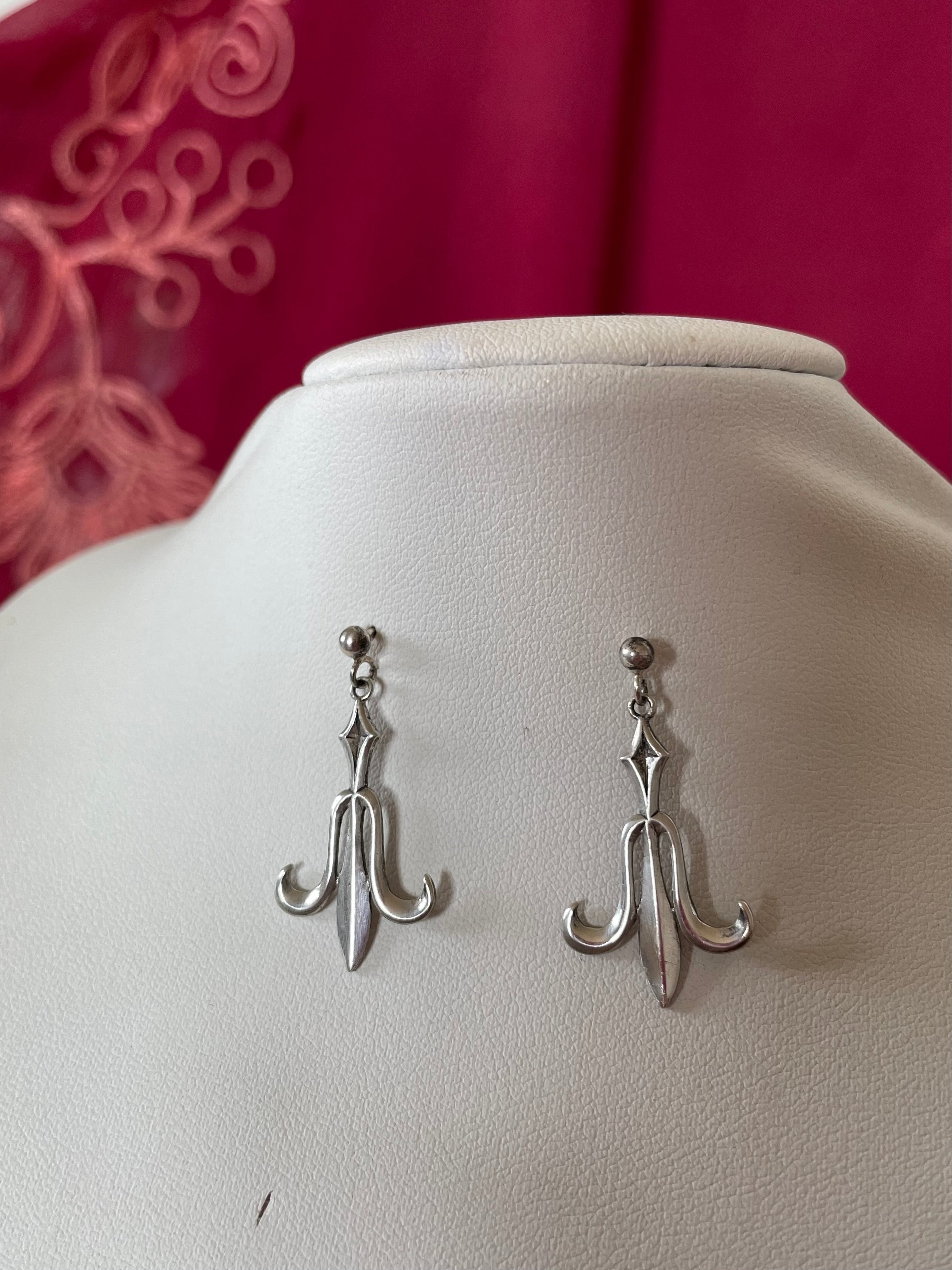 The “Daggered Fleur” Earrings
