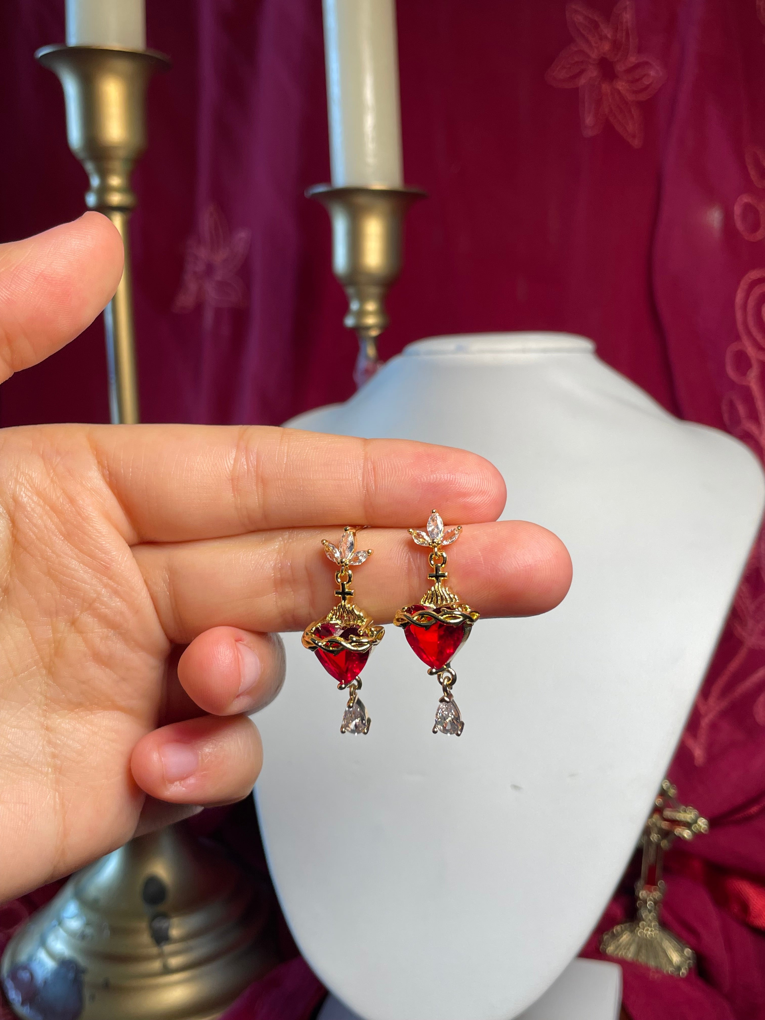The Flames Of Devotion Earrings