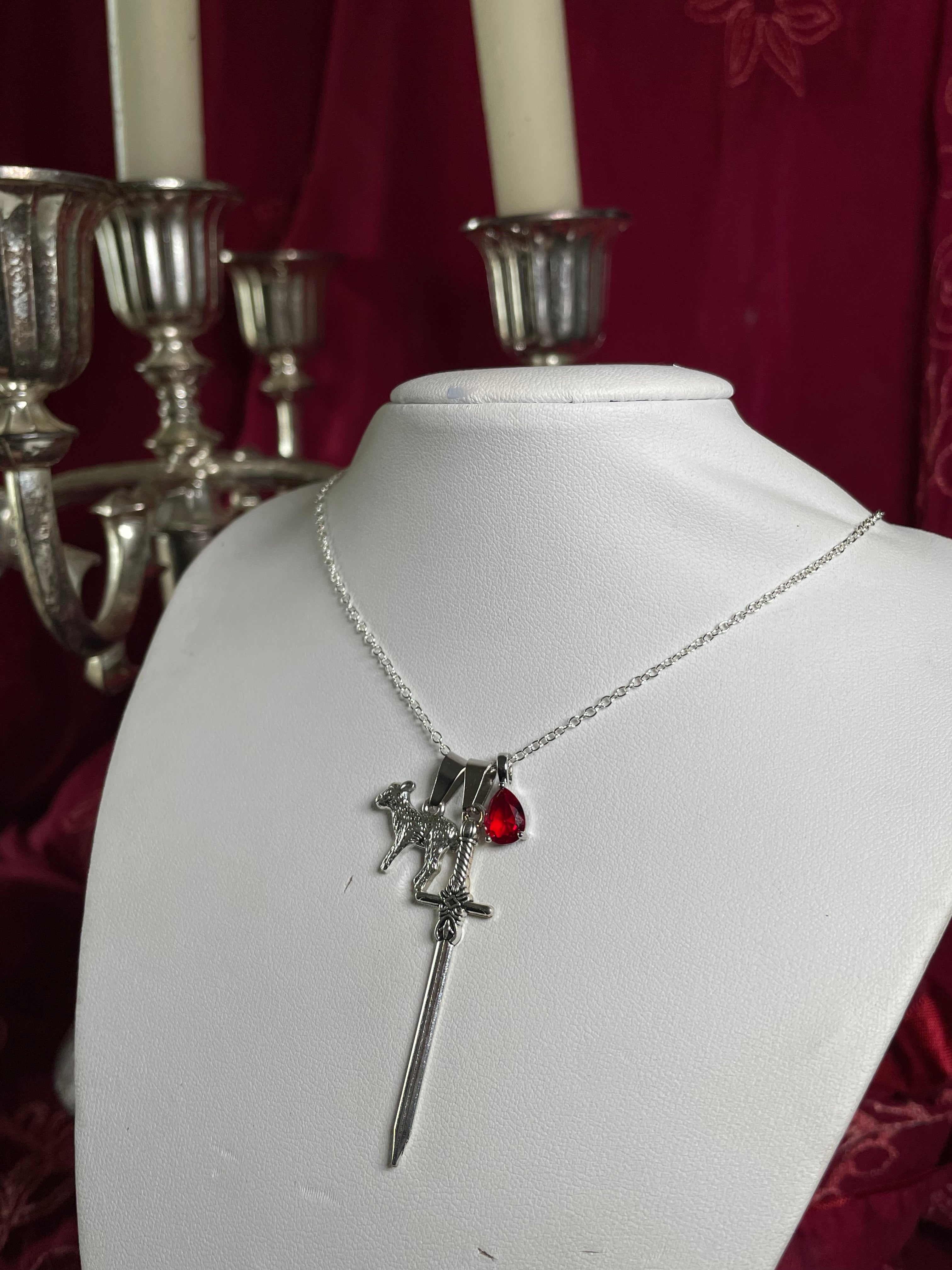 The Lamb and Dagger Necklace