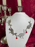 The Hares Of The Blood Moon Necklace