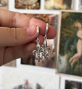 The Argent Crest Silver Hoops