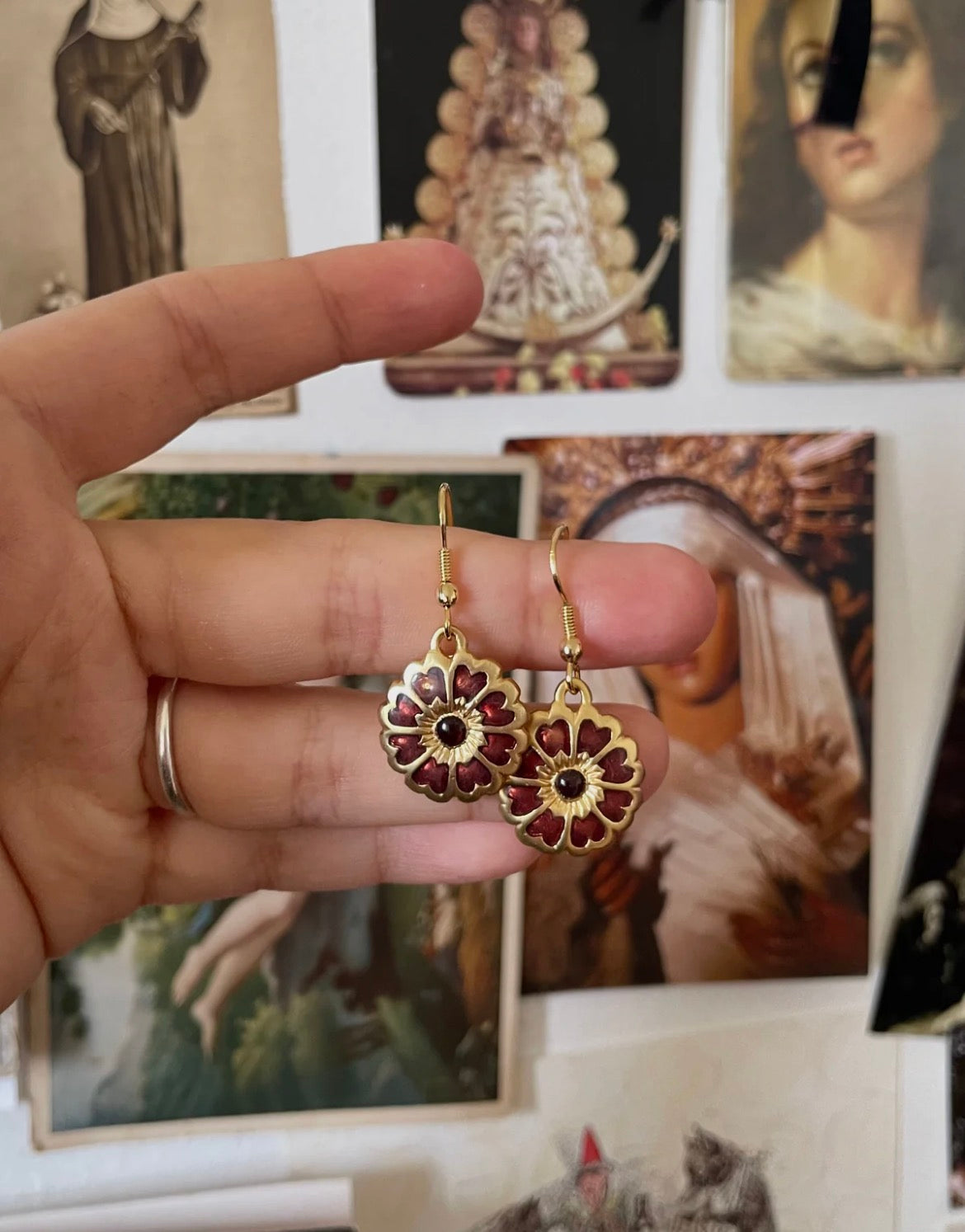 The Medieval Bloom Earrings